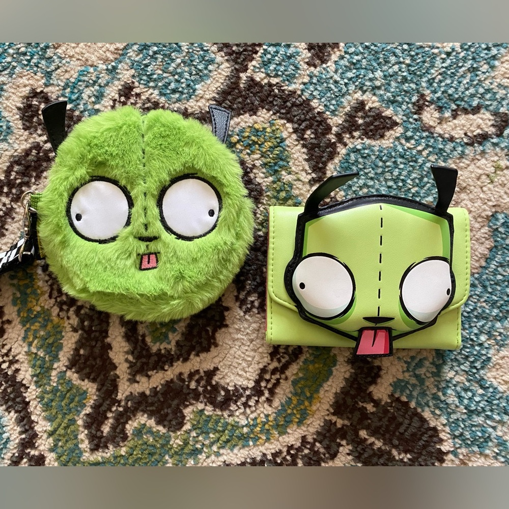 NWT Invader Zim Gir Lot bundle Nickelodeon 90s Y2K wallet purse